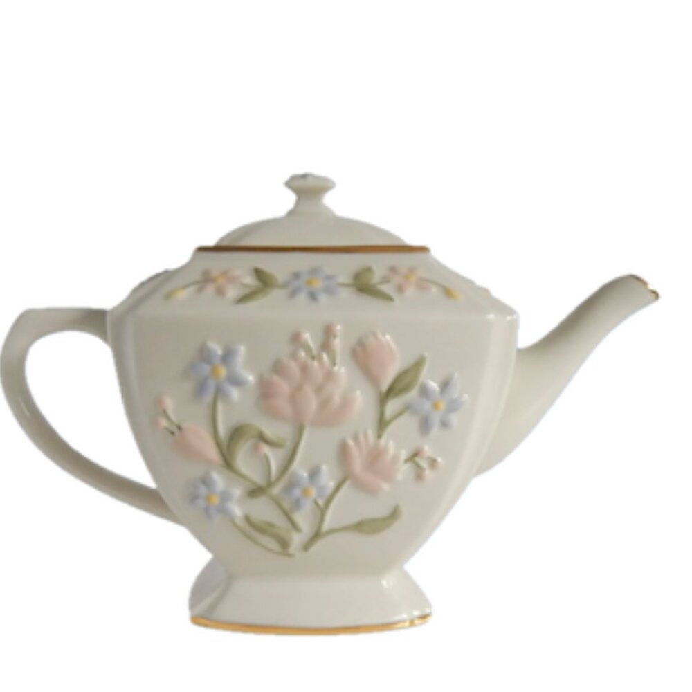 Lenox Wildflower Porcelain Teapot